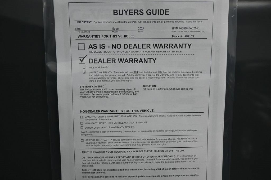 Used 2024 Ford Edge SE image 12