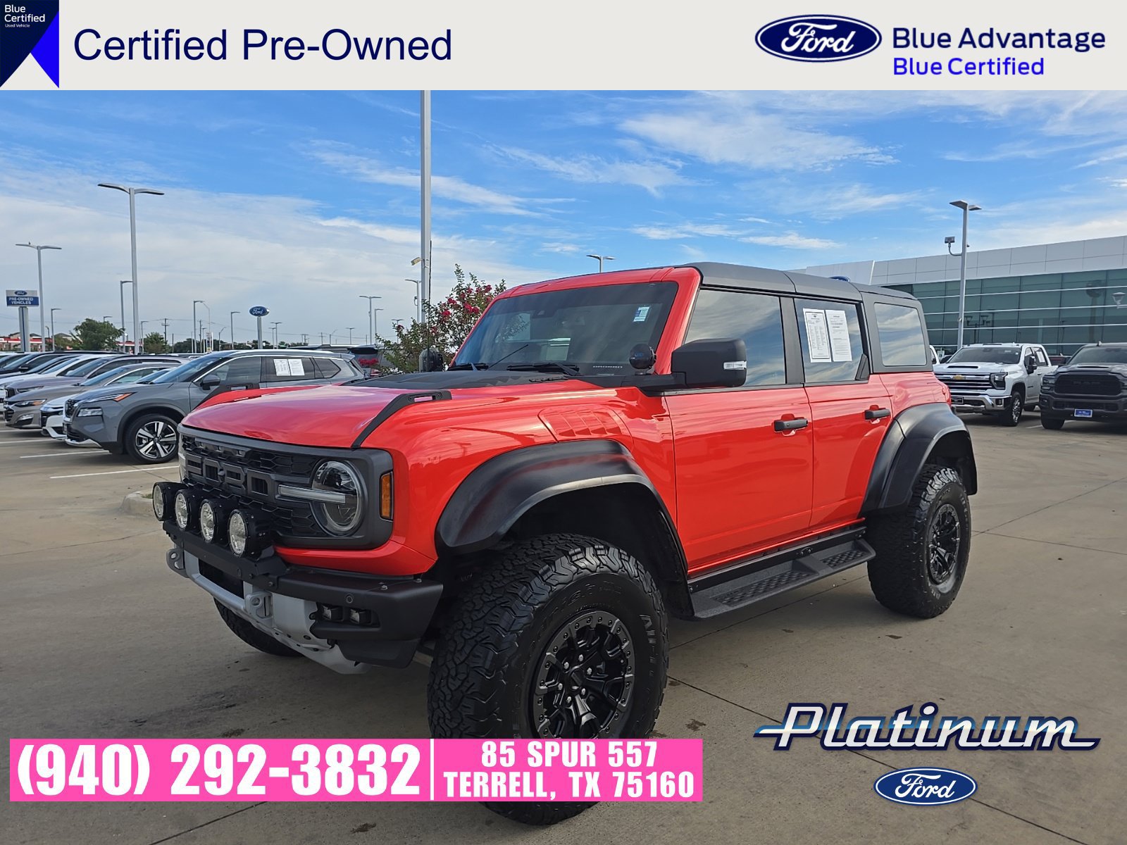 Used 2022 Ford Bronco Raptor AWD/4WD 360° Tour
