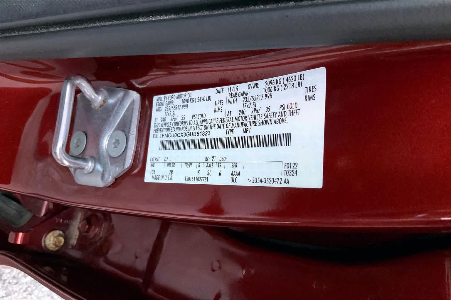Used 2016 Ford Escape SE w/ Equipment Group 201A FWD image 28