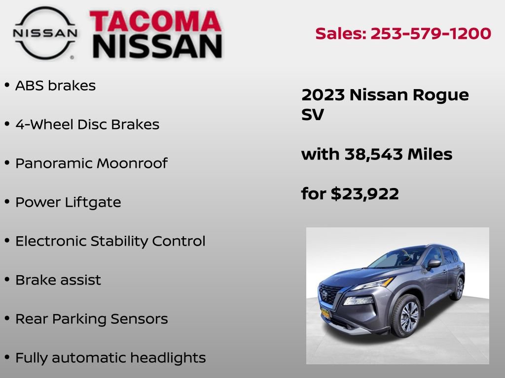 Used 2023 Nissan Rogue SV w/ SV Premium B Package image 10
