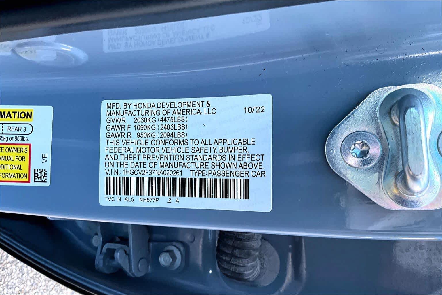 Used 2022 Honda Accord Sport image 34