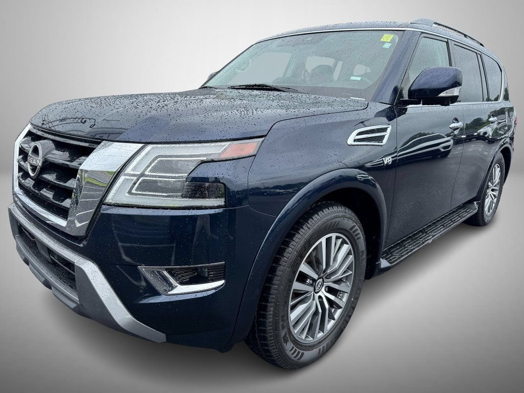 Used 2021 Nissan Armada SL w/ Captain's Chairs Package RWD image 2