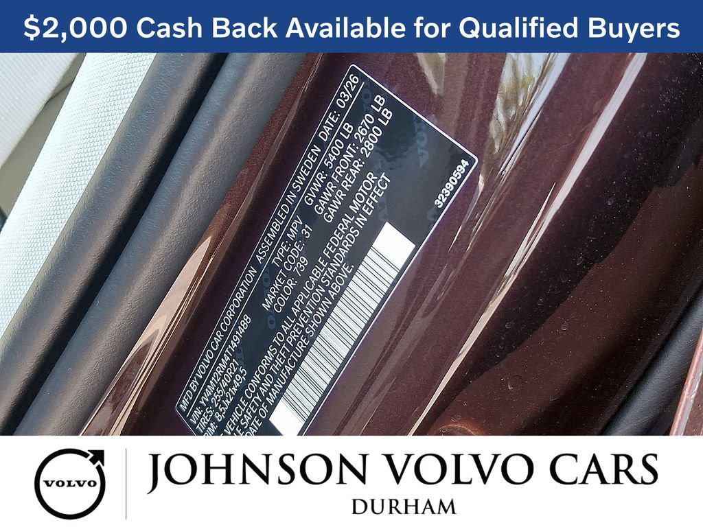 New 2026 Volvo XC60 B5 Ultra w/ Climate Package AWD/4WD image 24