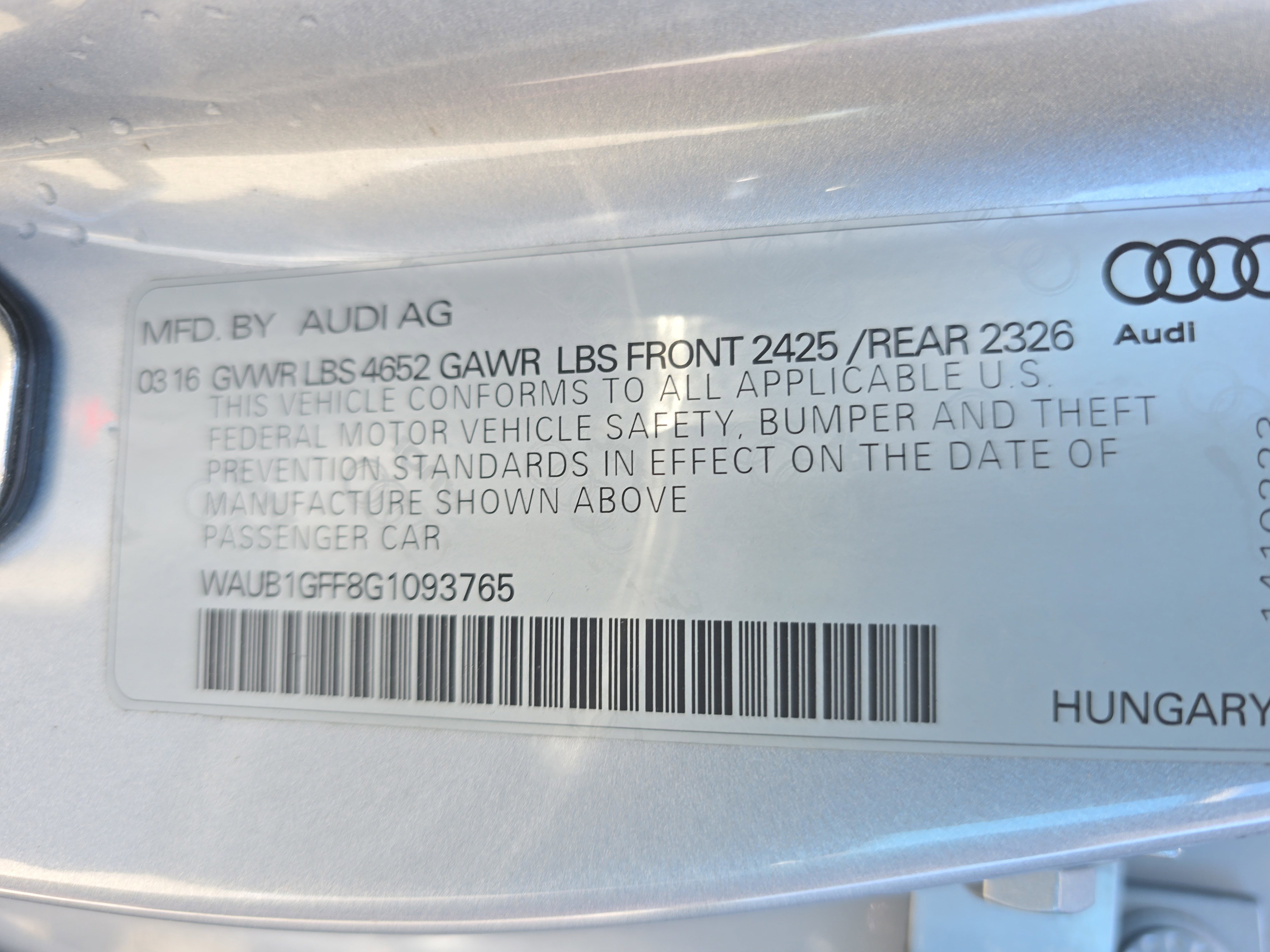 Used 2016 Audi S3 Premium Plus image 33