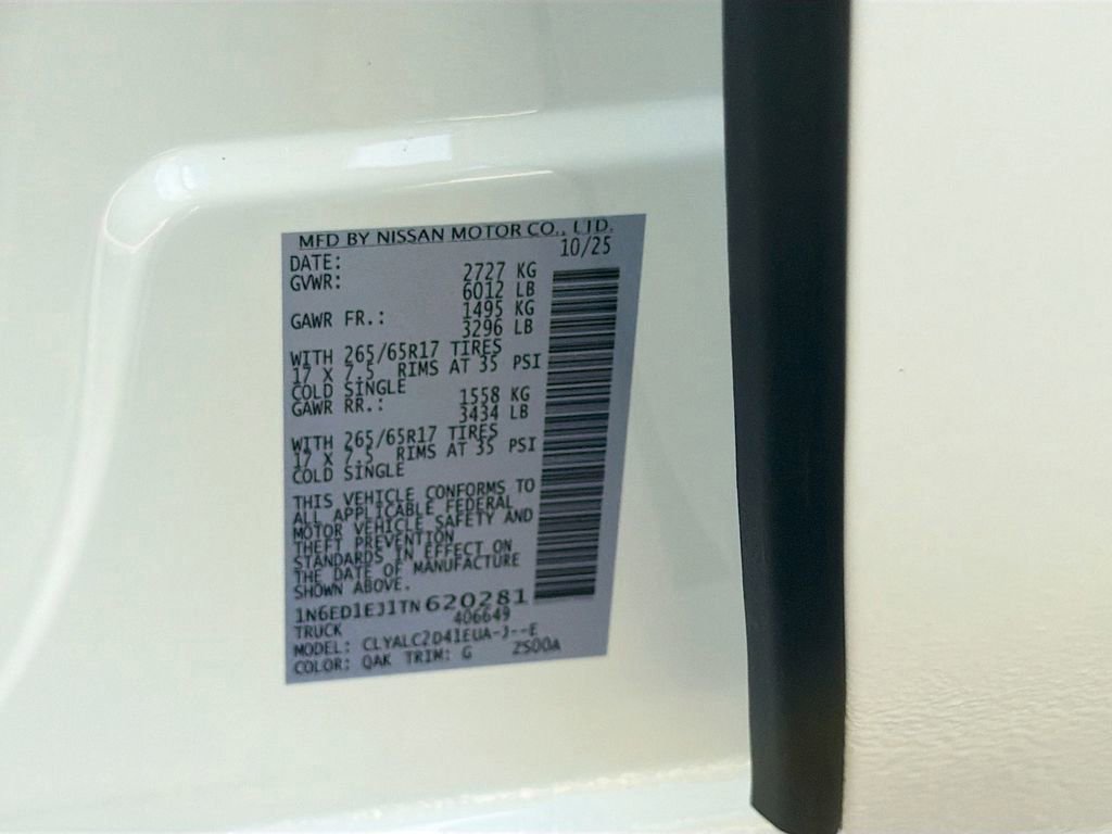 New 2026 Nissan Frontier SV w/ SV Convenience Package image 32