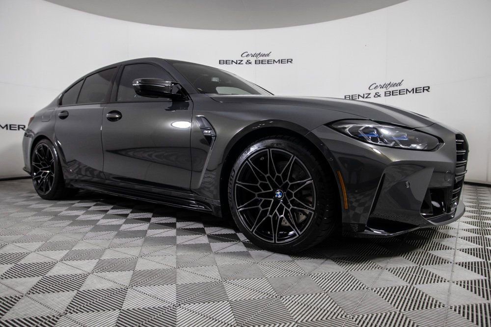 Used 2023 BMW M3 w/ M Carbon Exterior Package image 3