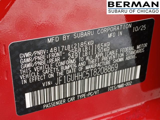 New 2026 Subaru Impreza RS image 20