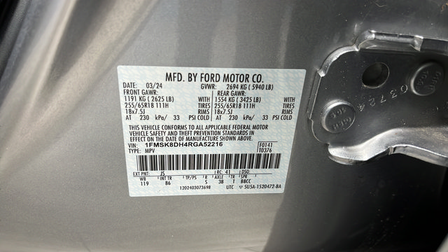 Used 2024 Ford Explorer XLT AWD/4WD image 27