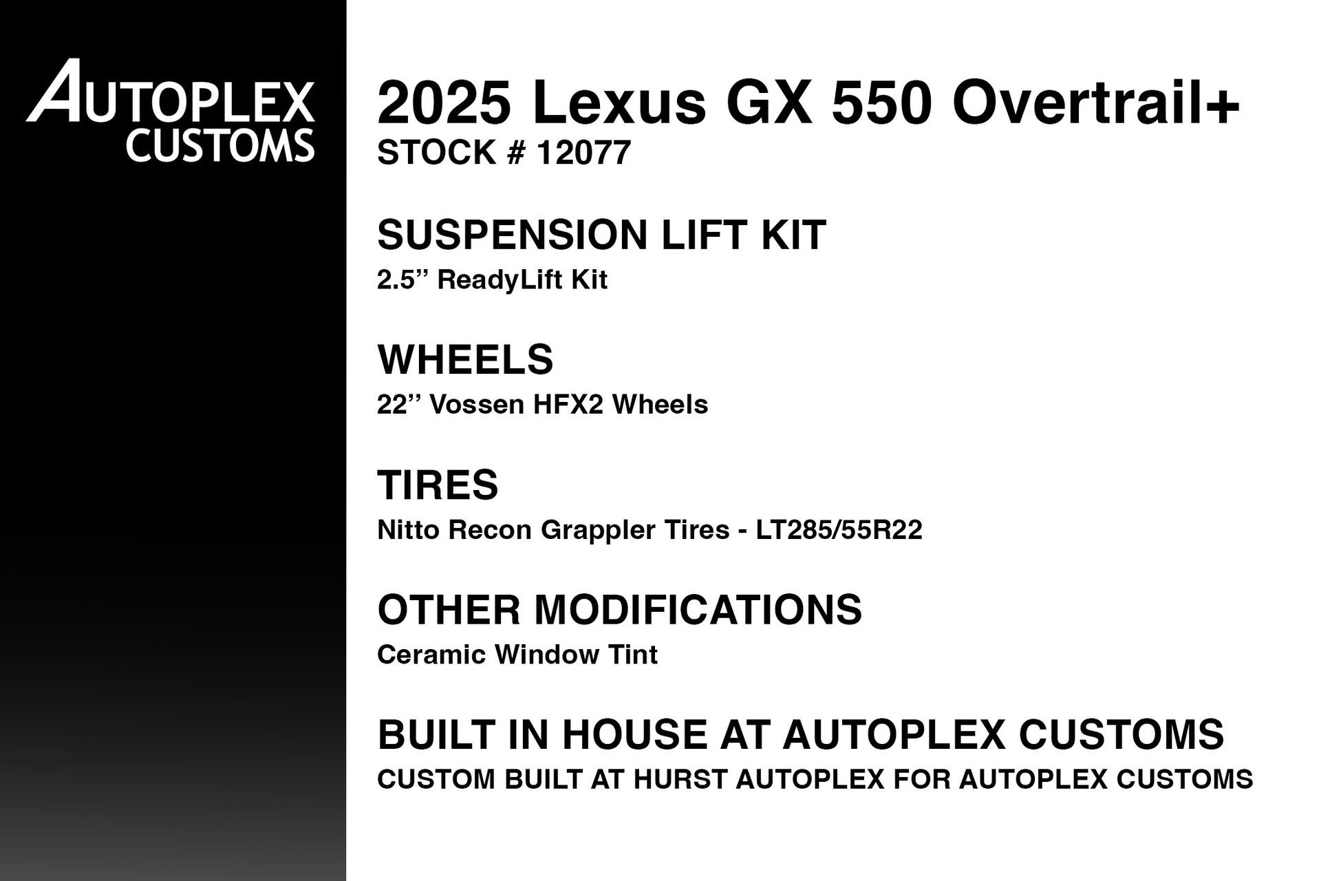 Used 2025 Lexus GX 550 AWD/4WD image 2