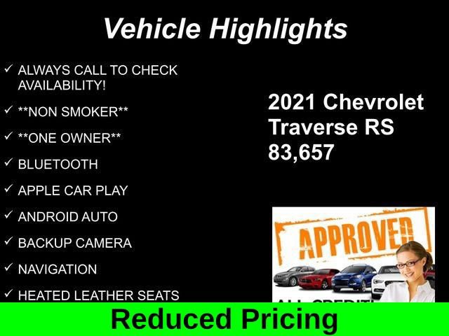 Used 2021 Chevrolet Traverse RS AWD/4WD image 10
