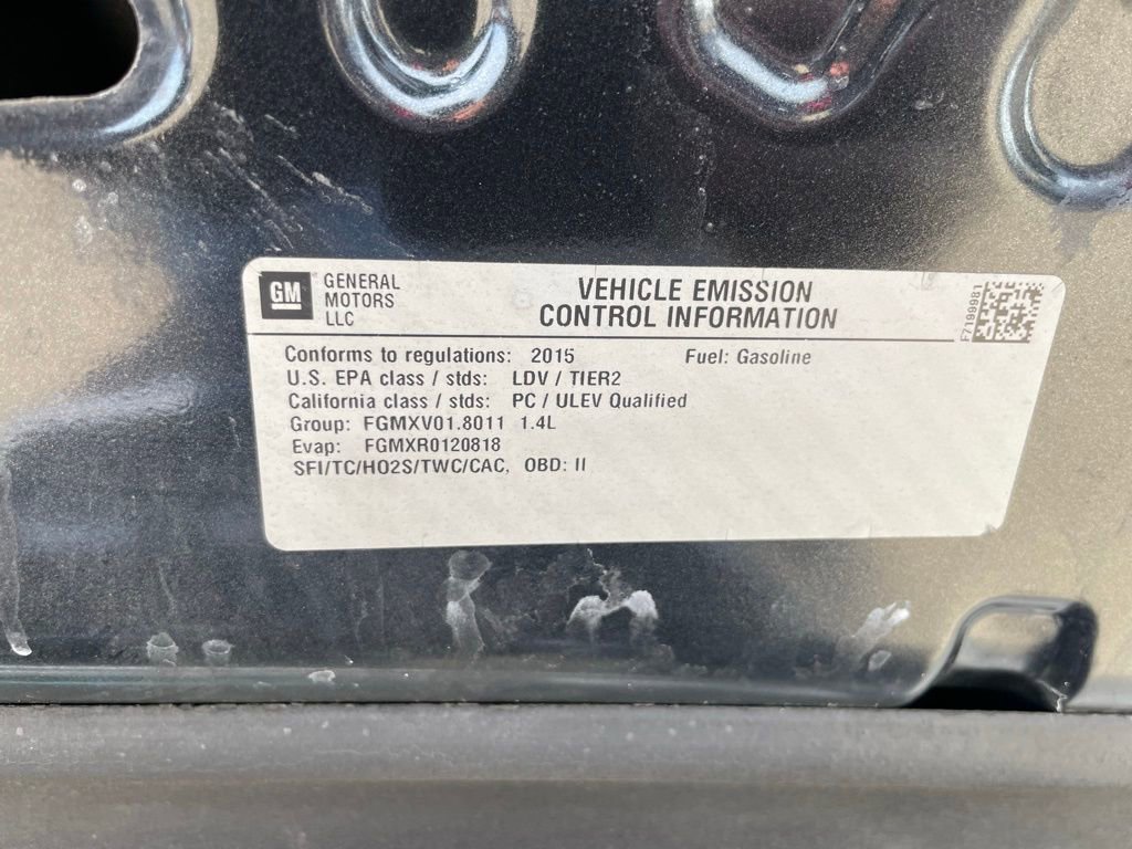 Used 2015 Chevrolet Cruze LT w/ Sun, Sound and Sport Package image 41