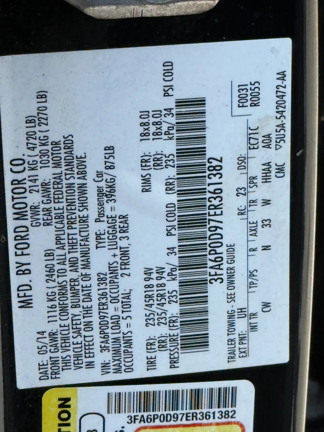 Used 2014 Ford Fusion Titanium AWD/4WD image 32