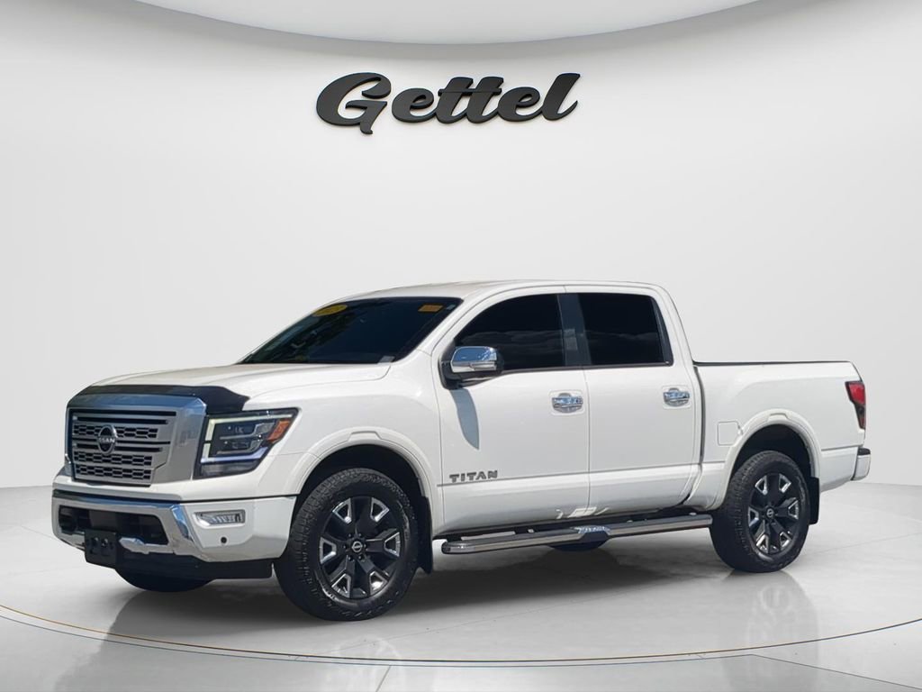 Used 2023 Nissan Titan Platinum Reserve w/ Off Road Protection Package AWD/4WD image 1