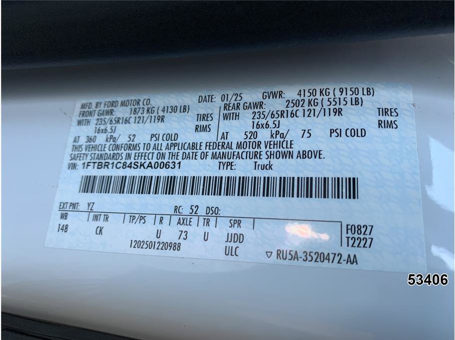Used 2025 Ford Transit 250 148 Medium Roof w/ Load Area Protection Package RWD image 18