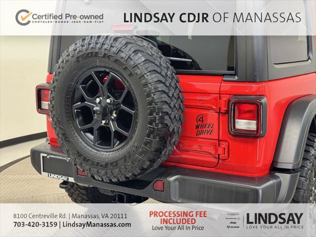 Certified 2025 Jeep Wrangler Unlimited Sport AWD/4WD image 10