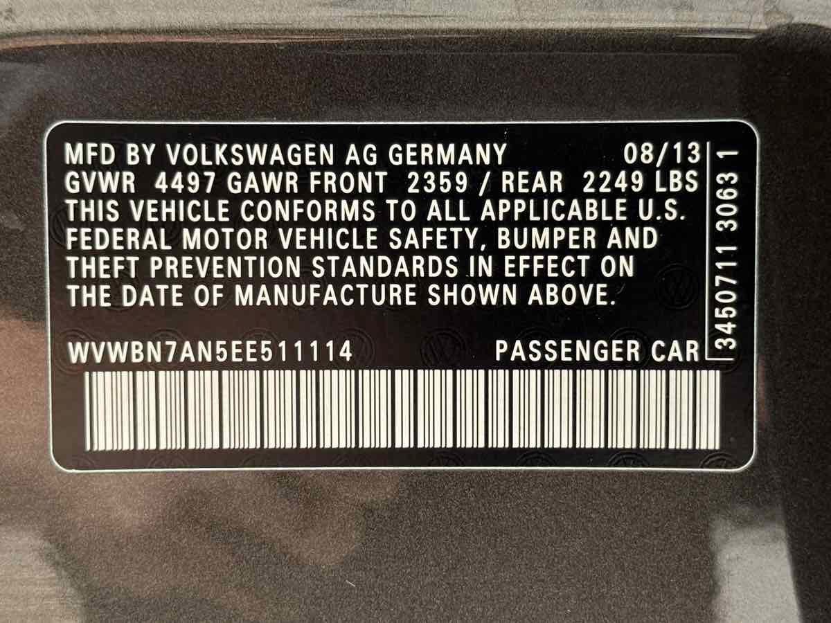 Used 2014 Volkswagen CC Sport FWD image 36