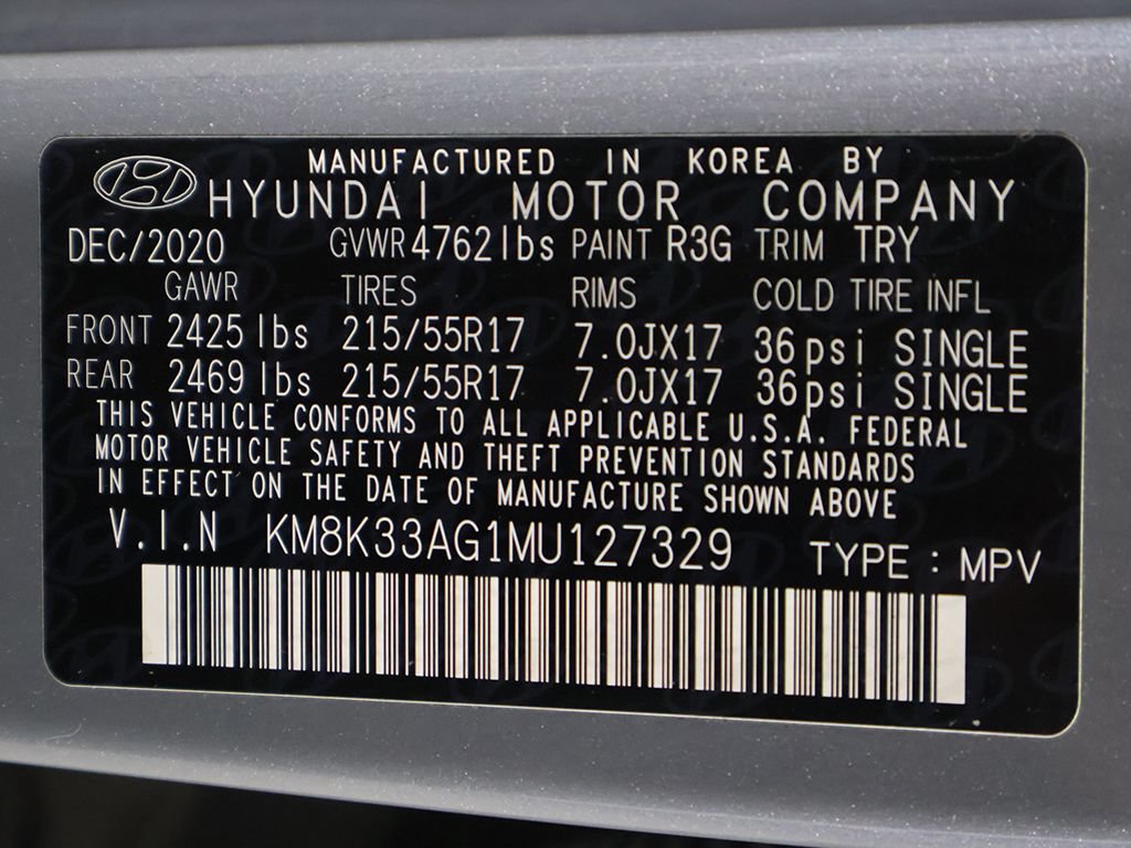 Used 2021 Hyundai Kona Limited w/ Cargo Package FWD image 44