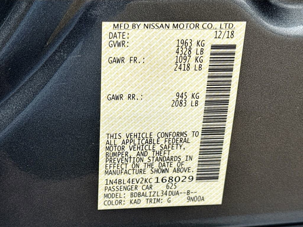 Used 2019 Nissan Altima 2.5 SL image 41