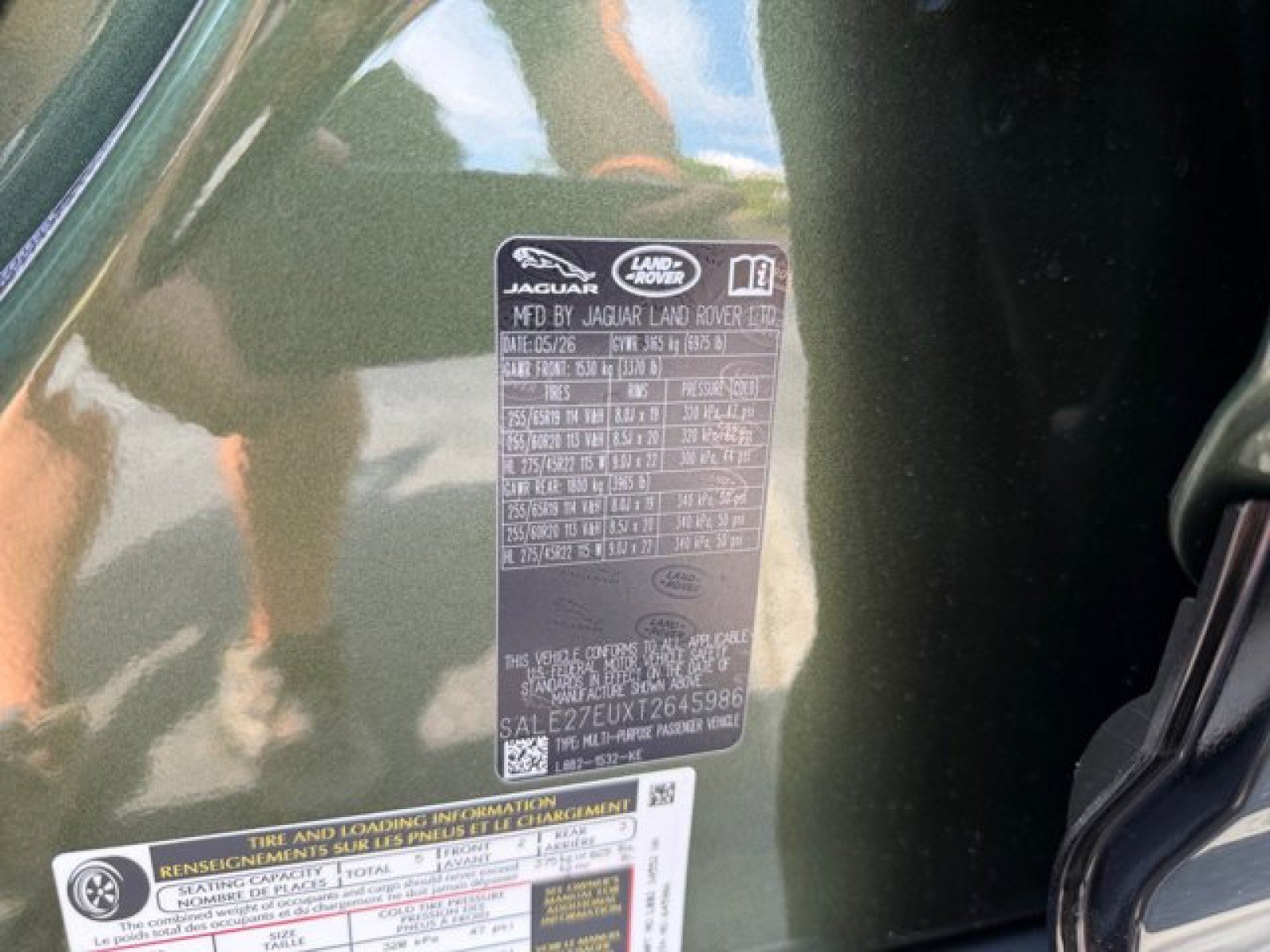 New 2026 Land Rover Defender 110 X-Dynamic SE AWD/4WD image 22