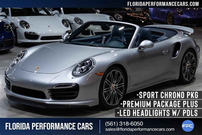 Used 2015 Porsche 911 Turbo w/ Sport Chrono Package AWD/4WD image 1