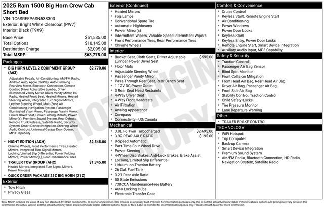 New 2025 RAM 1500 Big Horn image 15