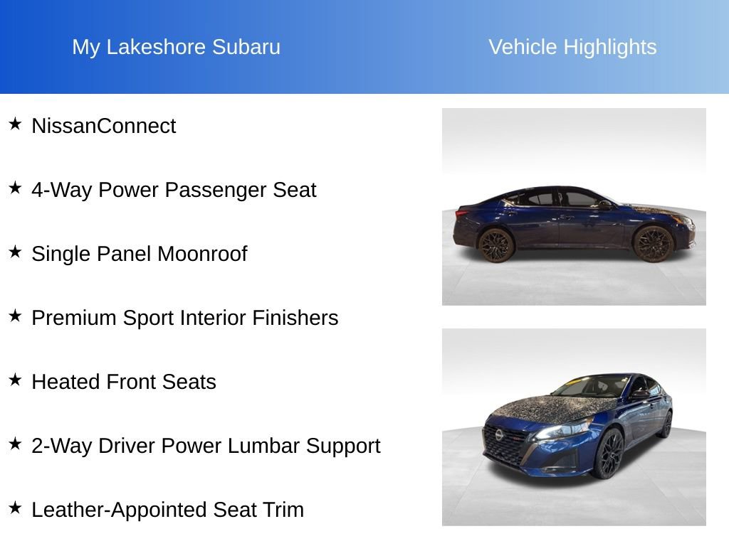 Used 2024 Nissan Altima 2.5 SR w/ SR Premium Package image 12