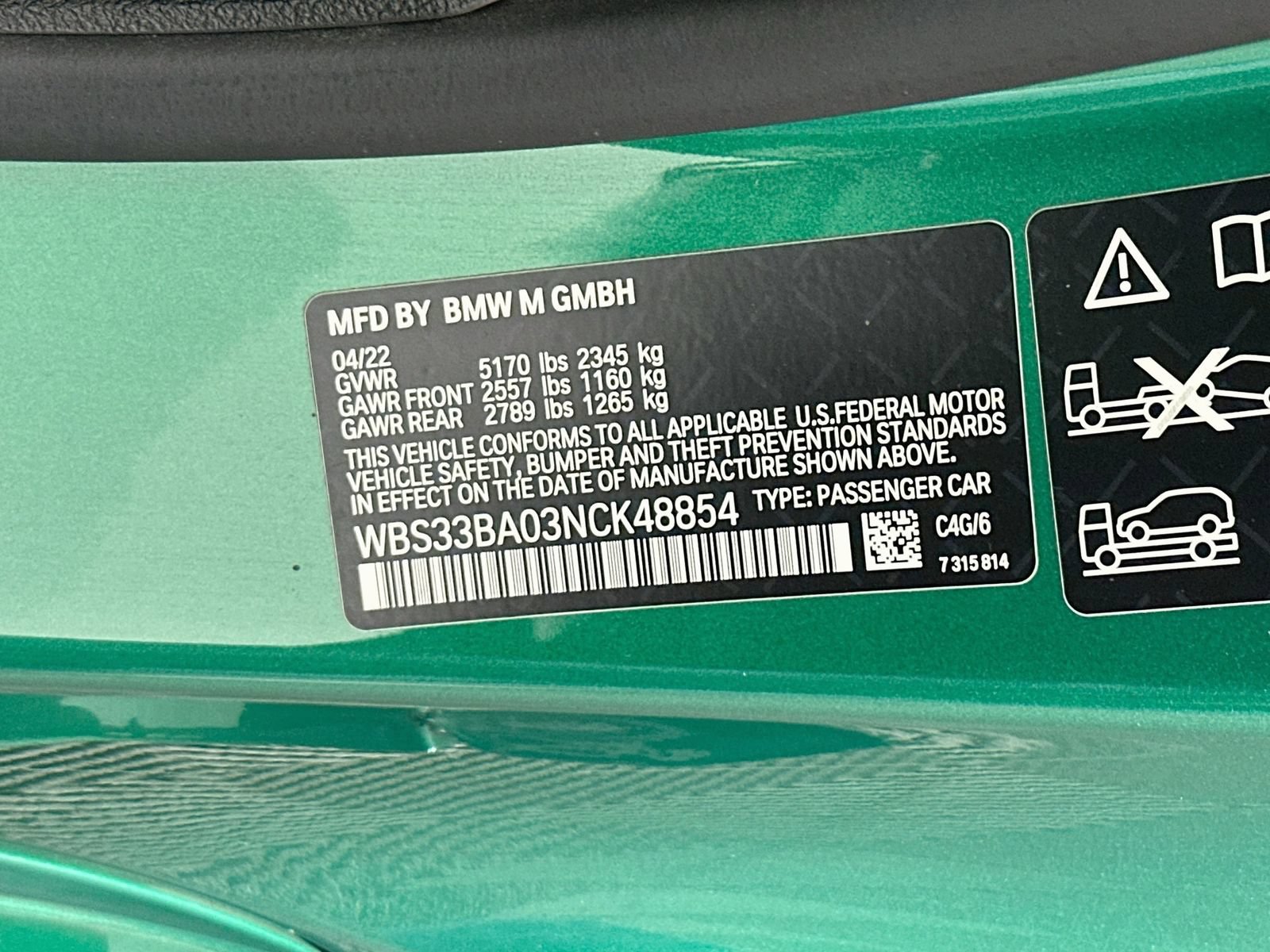 Used 2022 BMW M4 xDrive Competition AWD/4WD image 35