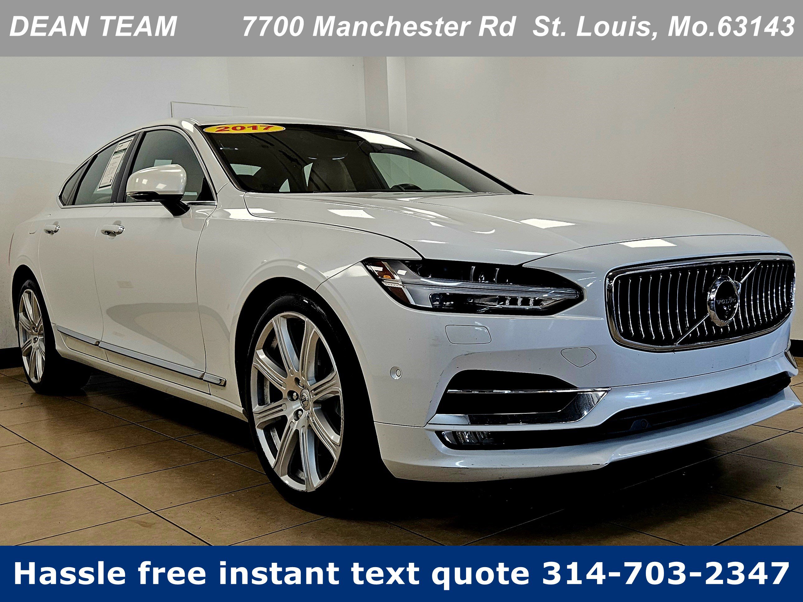 Used 2017 Volvo S90 T6 Inscription w/ Vision Package