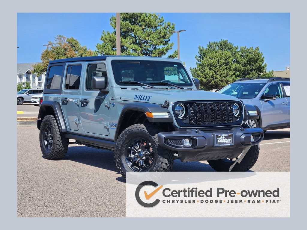 Certified 2025 Jeep Wrangler Unlimited Sport S 4xe