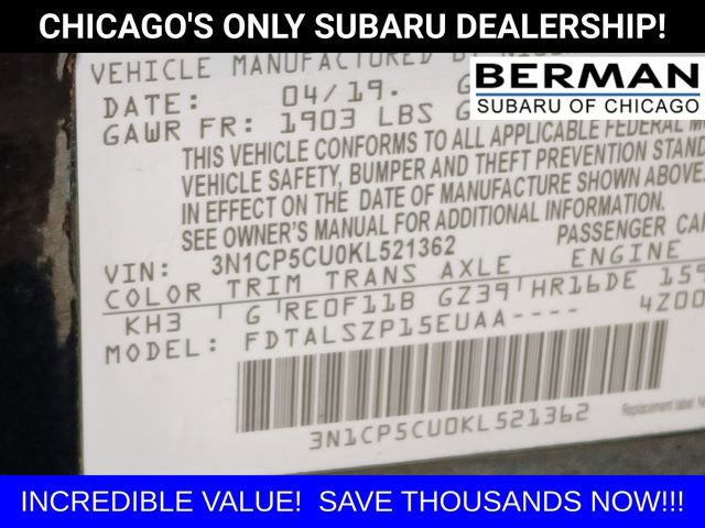 Used 2019 Nissan Kicks SV image 22