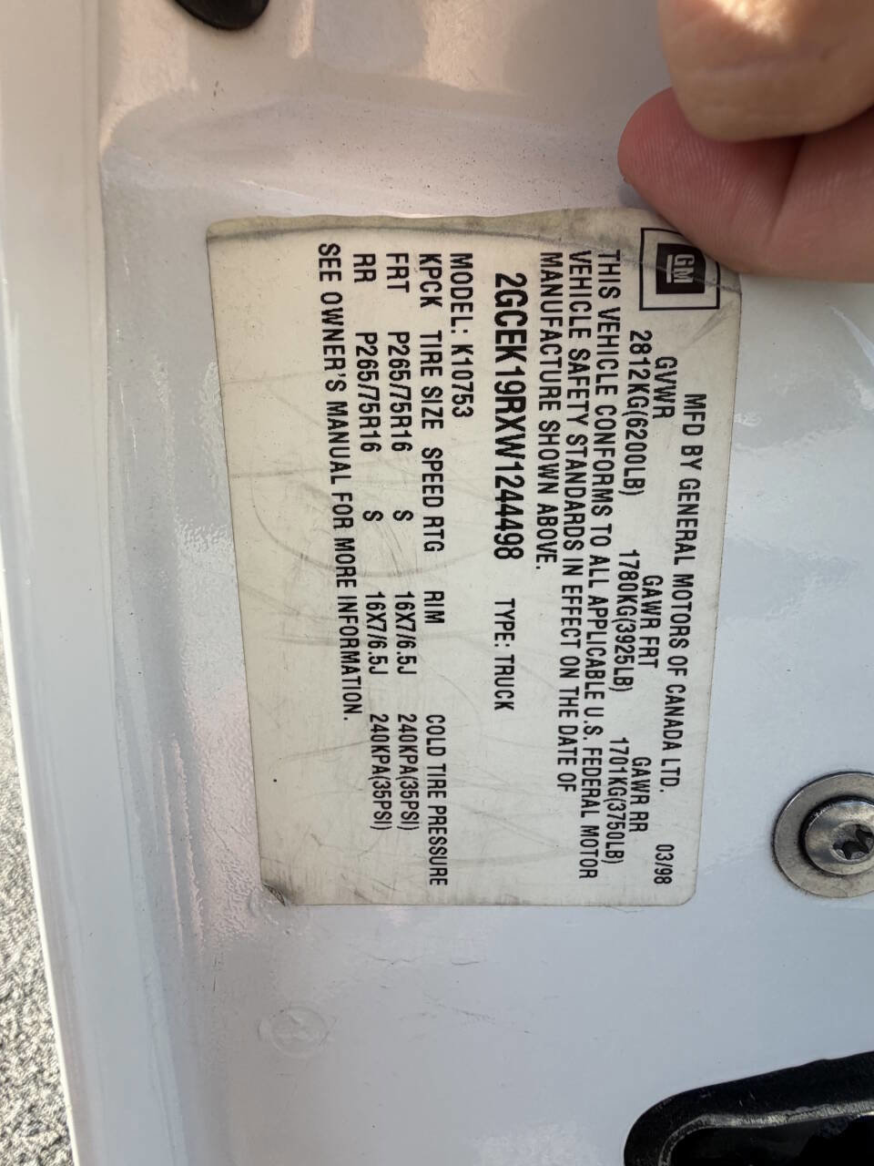 Used 1998 Chevrolet Silverado 1500 4x4 Extended Cab w/ Preferred Equipment Group 2 image 18