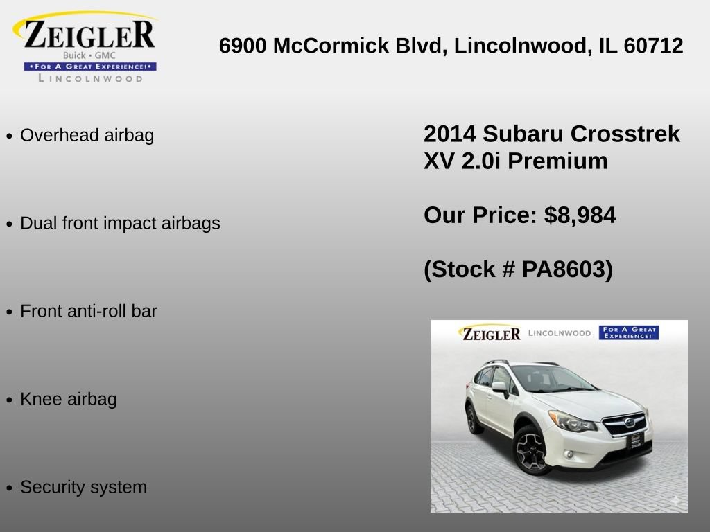Used 2014 Subaru Crosstrek 2.0i Premium AWD/4WD image 12