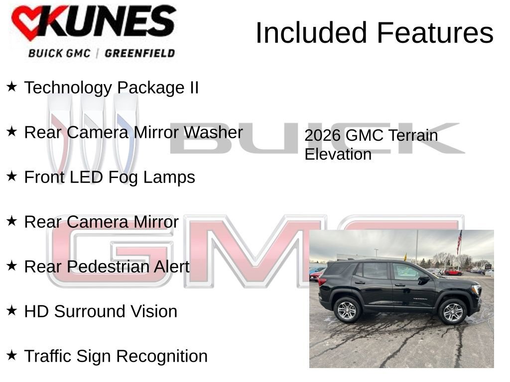 New 2026 GMC Terrain Elevation w/ Technology Package II image 3