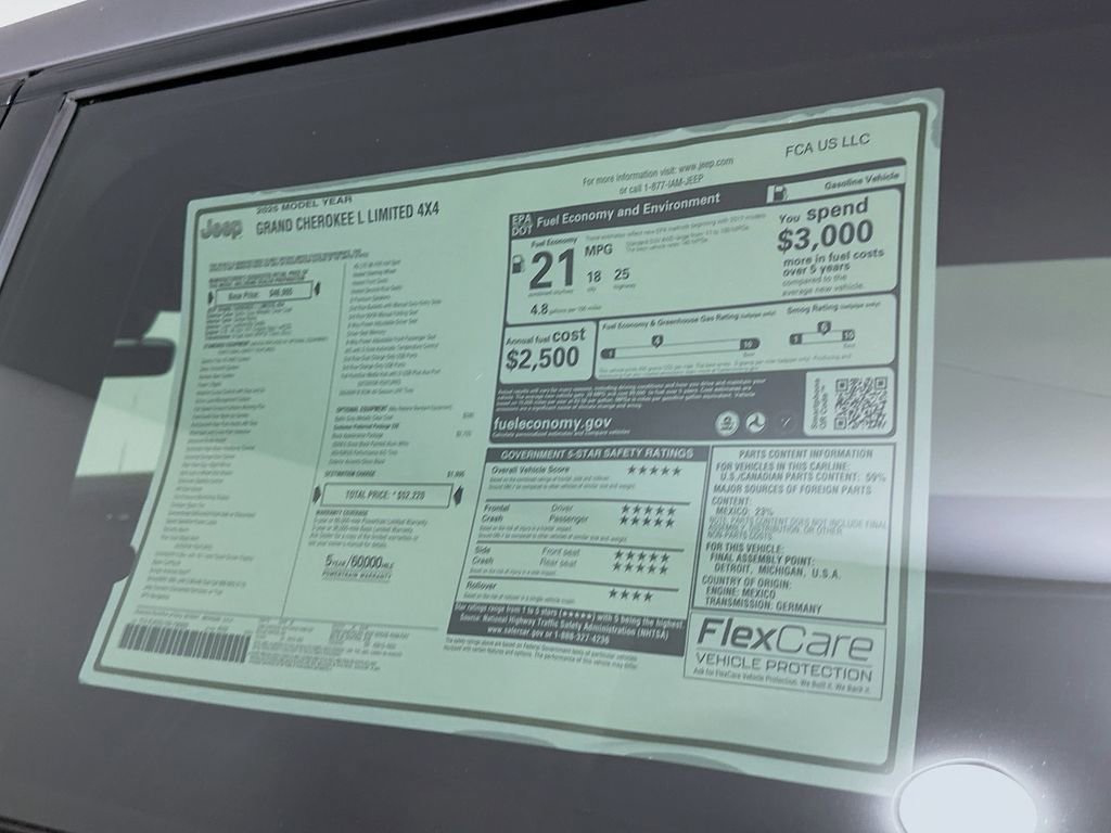 New 2025 Jeep Grand Cherokee L Limited w/ Black Appearance Package image 12