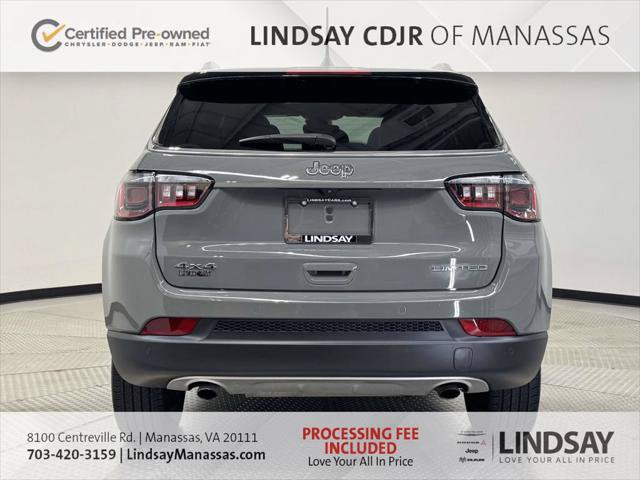 Certified 2023 Jeep Compass Limited w/ Sun and Sound Group AWD/4WD image 8