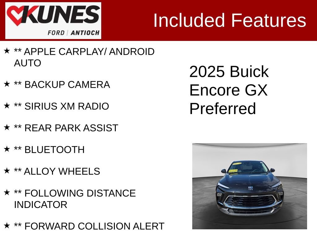Used 2025 Buick Encore GX Preferred FWD image 3