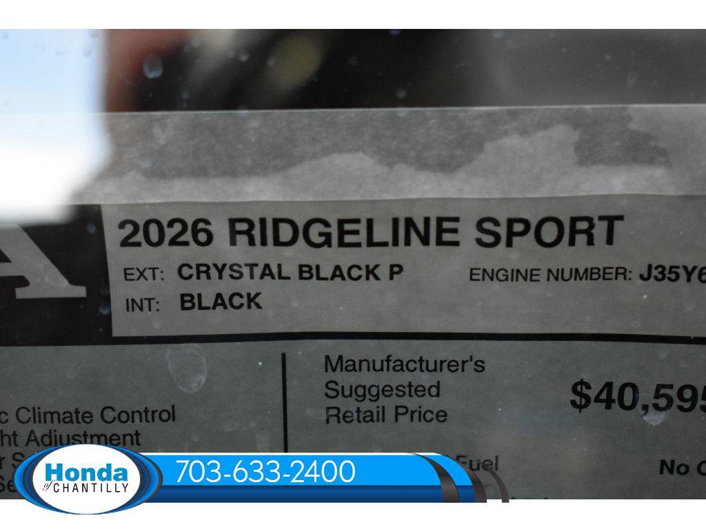 New 2026 Honda Ridgeline Sport image 37