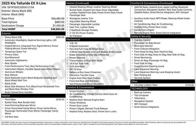 Used 2025 Kia Telluride EX X-Line image 37