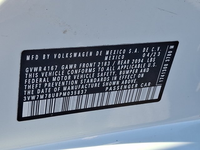 Used 2023 Volkswagen Jetta SE w/ Panoramic Sunroof Package FWD image 32