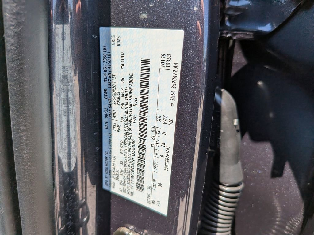 Used 2022 Ford F150 Platinum w/ Equipment Group 701A High AWD/4WD image 39