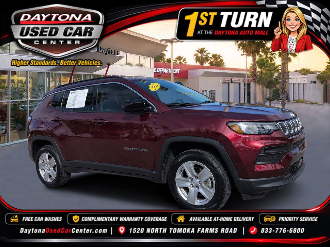 Certified 2022 Jeep Compass Latitude w/ Convenience Group image 1