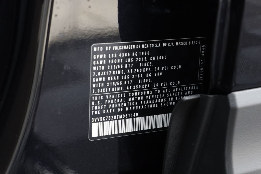 New 2026 Volkswagen Taos S FWD image 25