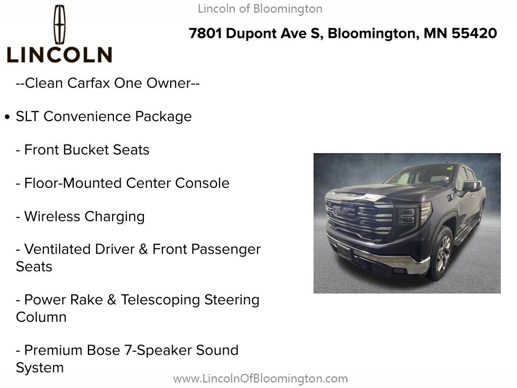 Used 2025 GMC Sierra 1500 SLT w/ SLT Premium Package AWD/4WD image 5