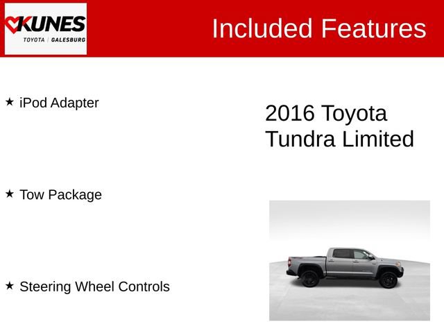 Used 2016 Toyota Tundra Limited w/ TRD Off Road Package AWD/4WD image 3
