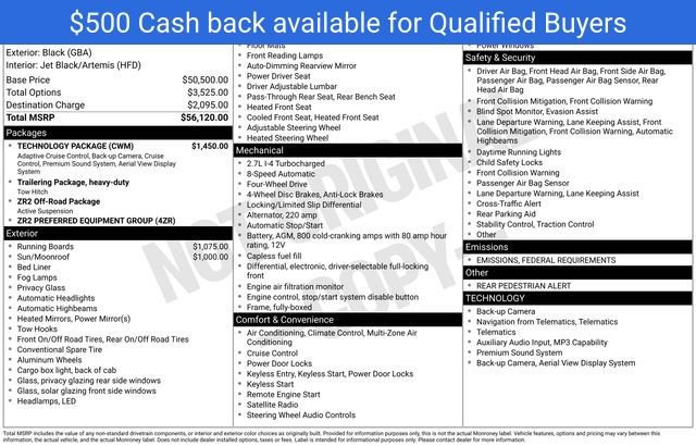 New 2026 Chevrolet Colorado ZR2 w/ Technology Package image 7
