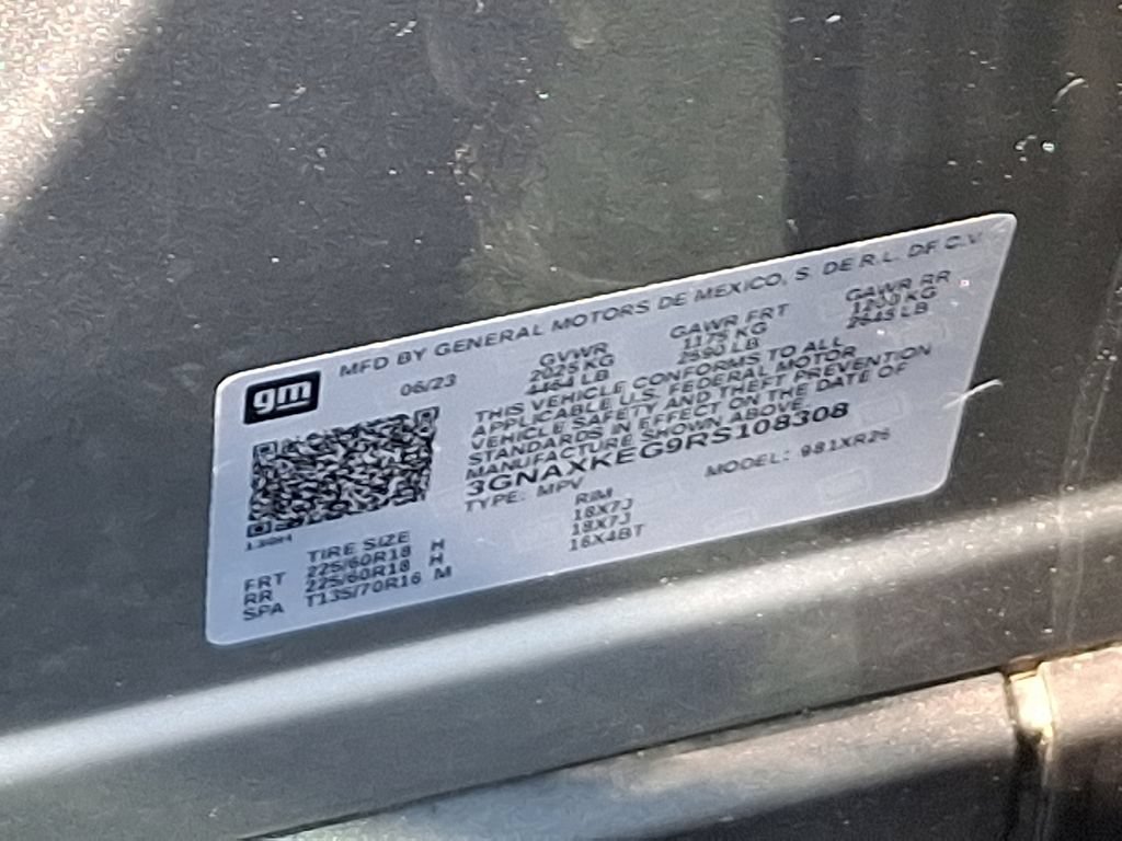 Certified 2024 Chevrolet Equinox LT w/ LPO, Floor Liner Package FWD image 27