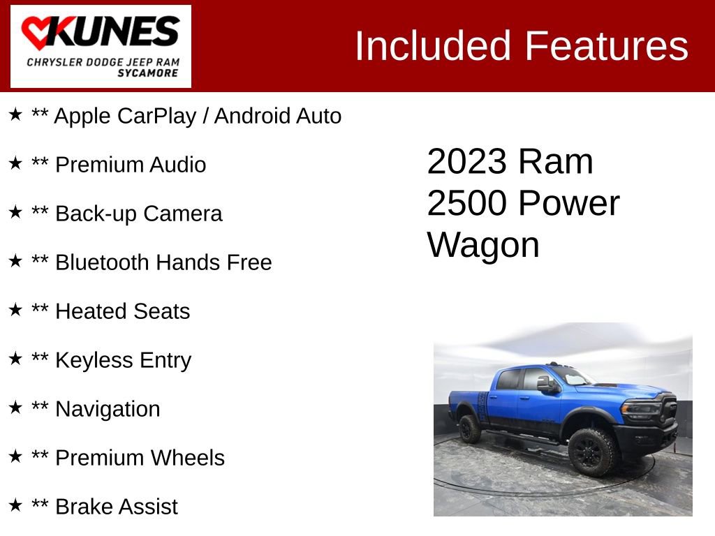 Used 2023 RAM 2500 Power Wagon w/ Level 1 Equipment Group image 3