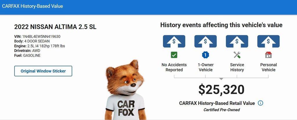 Certified 2022 Nissan Altima 2.5 SL image 35