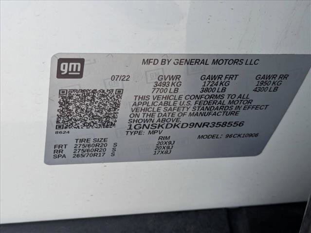 Used 2022 Chevrolet Suburban Z71 w/ Z71 Off-Road Package image 25