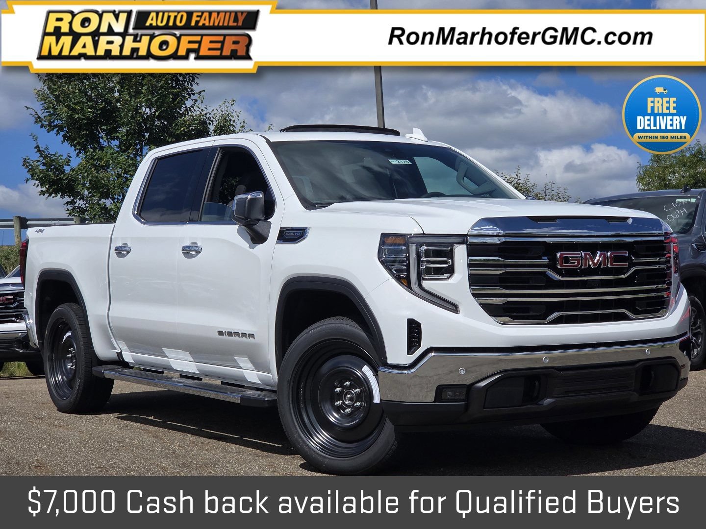 New 2026 GMC Sierra 1500 SLT w/ SLT Premium Plus Package AWD/4WD 360° Tour